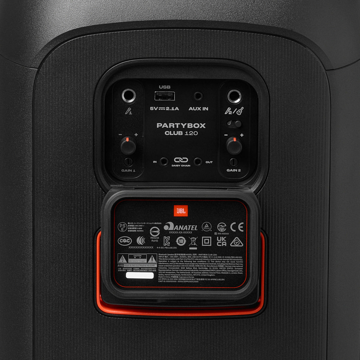 JBL - PartyBox Club 120 Wireless Portable Speaker for Fiestas - Black