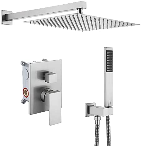 KES Shower System with 12-inch Rainhead Shower