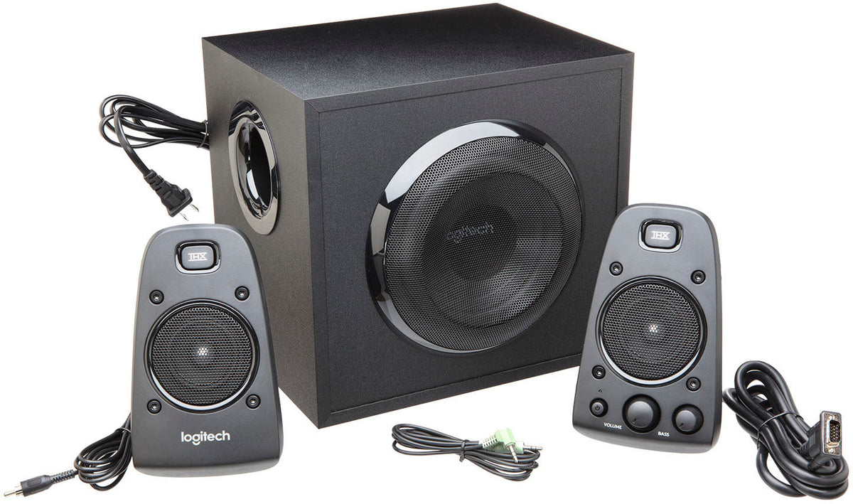 Logitech - Speaker System 2.1 Z623 (3 pieces) - Black
