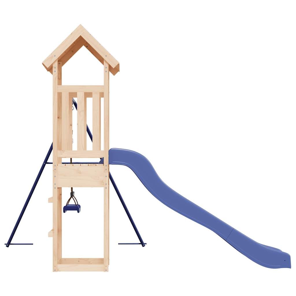 Children's Park of Exterior Madera Maciza de Pino Vidaxl