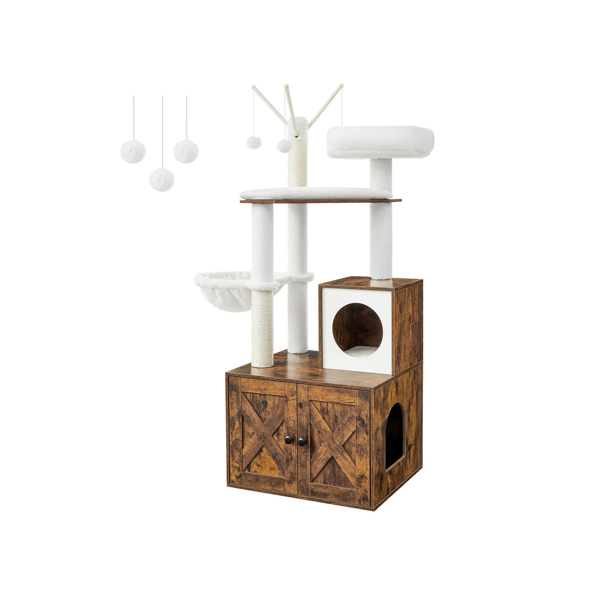 Tree for Cats with ArJanuary Rustic Brown