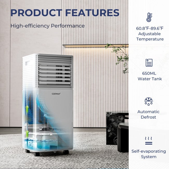 Portable Air Conditioning 3 in 1 of 8000 BTU with Dehumidifier and Fan Mode
