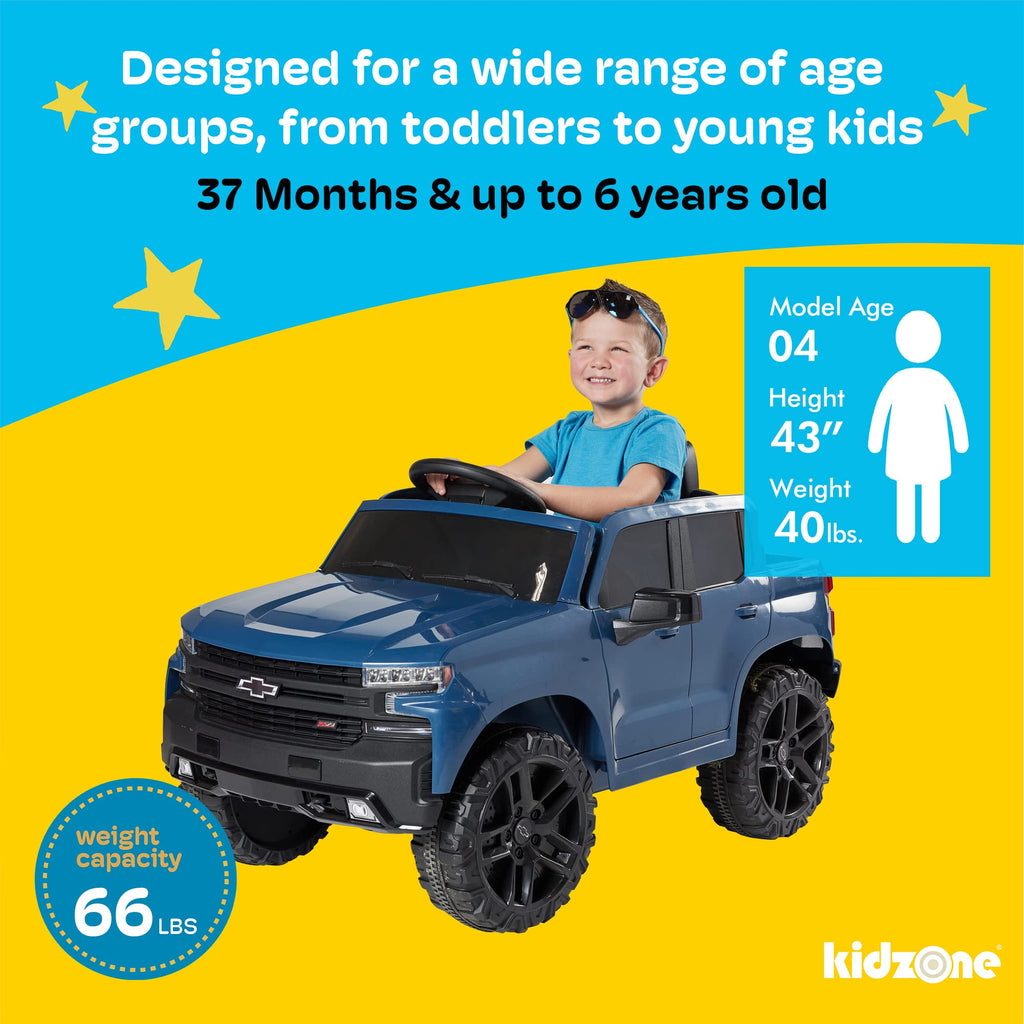 Kidzone Chevrolet Silverado Bluetooth
