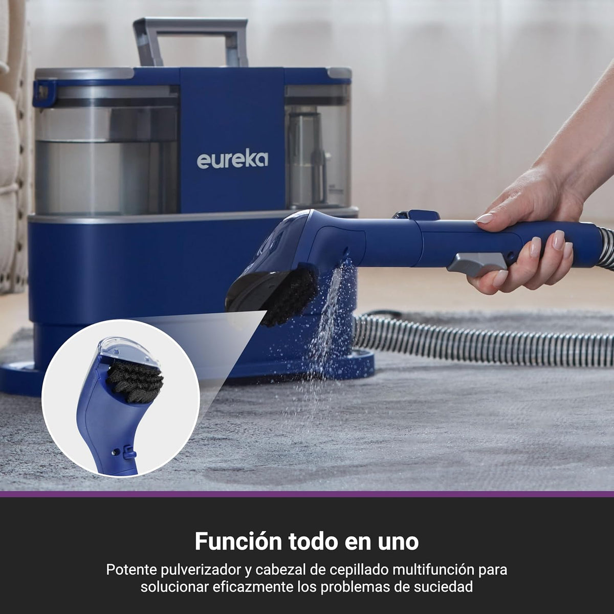 Eureka NEY100 vacuum cleaner for carpet and upholstery - 124; Multisurface cleaner with 1.5L tank