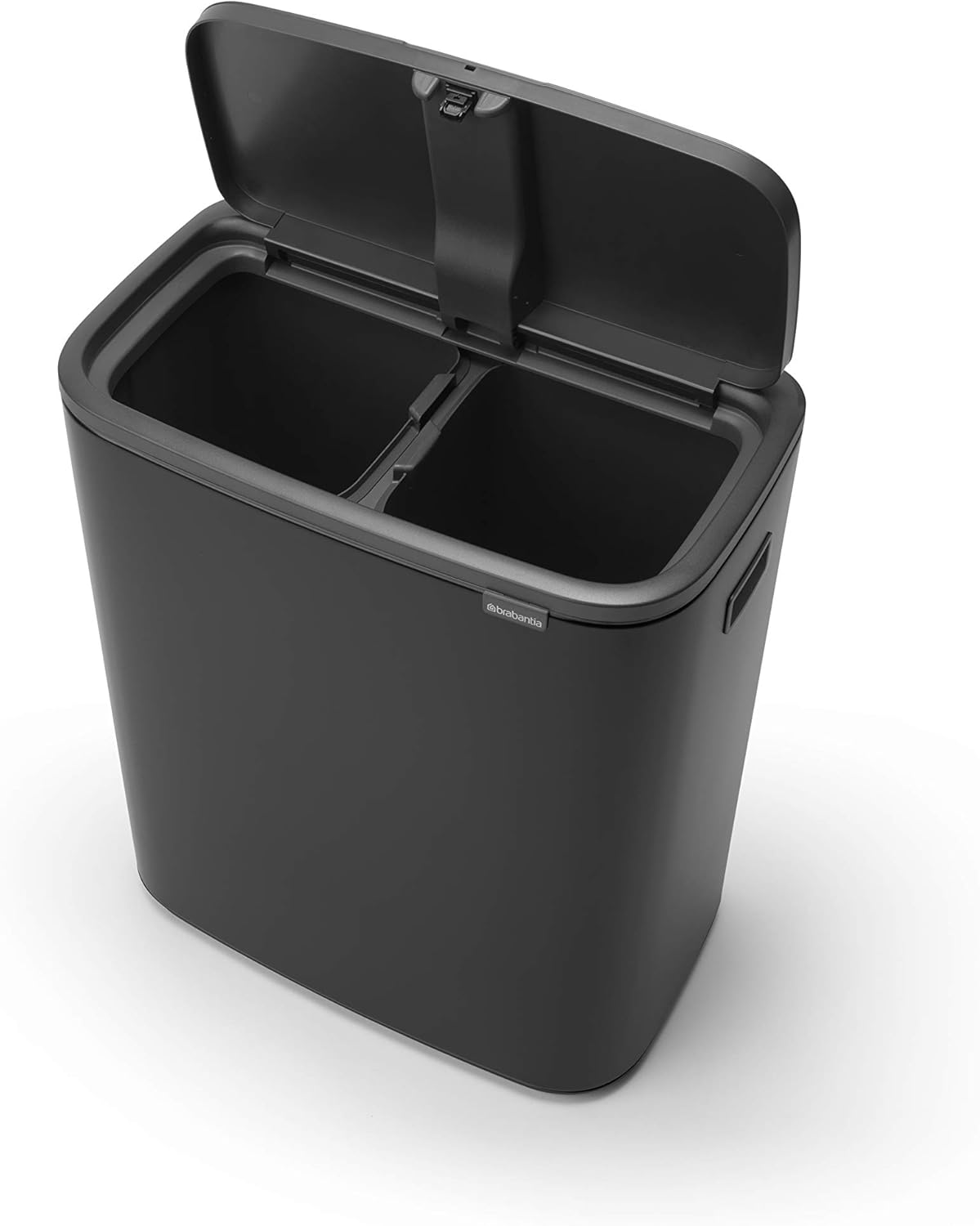 Brabantia Dustbin, Matte Steel, Anti-Fingerprint, 2 x 30 L