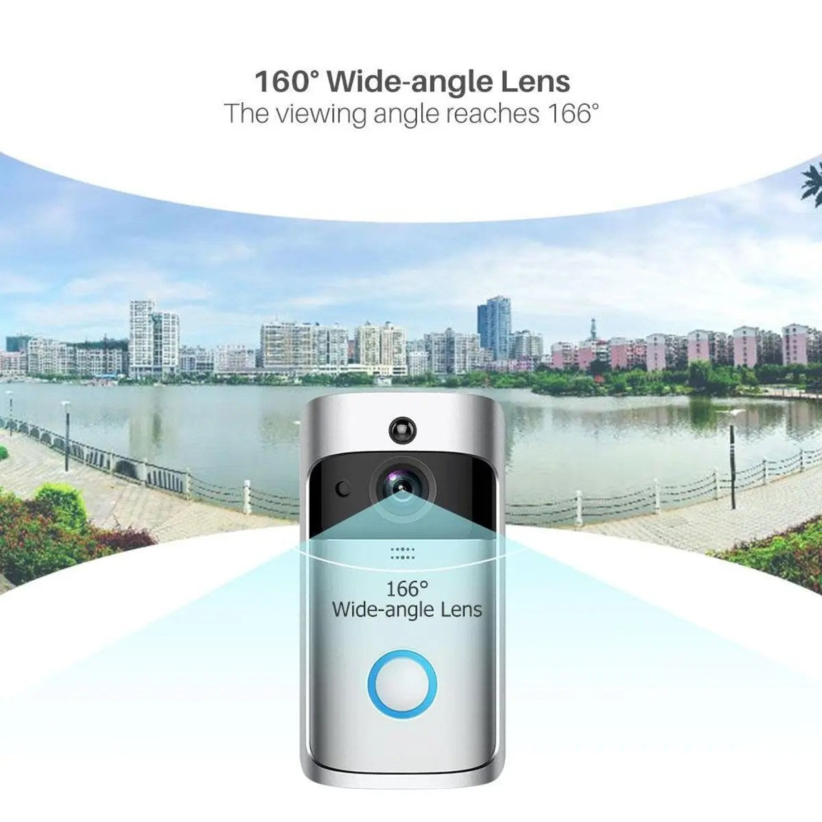 Smart Door Timber with Wireless Camera