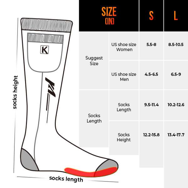 (Free Gift) High-Gama Hot Socks with Rechargeable Battery and Remote Control