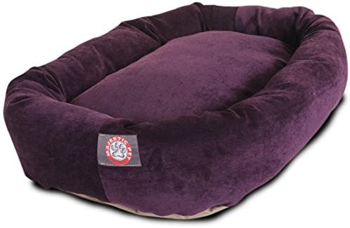 Majestic Pet Villa Bed for Bagel Dogs - 124; Donut-shaped Calming Bed, Multiple Tongs and Colors
