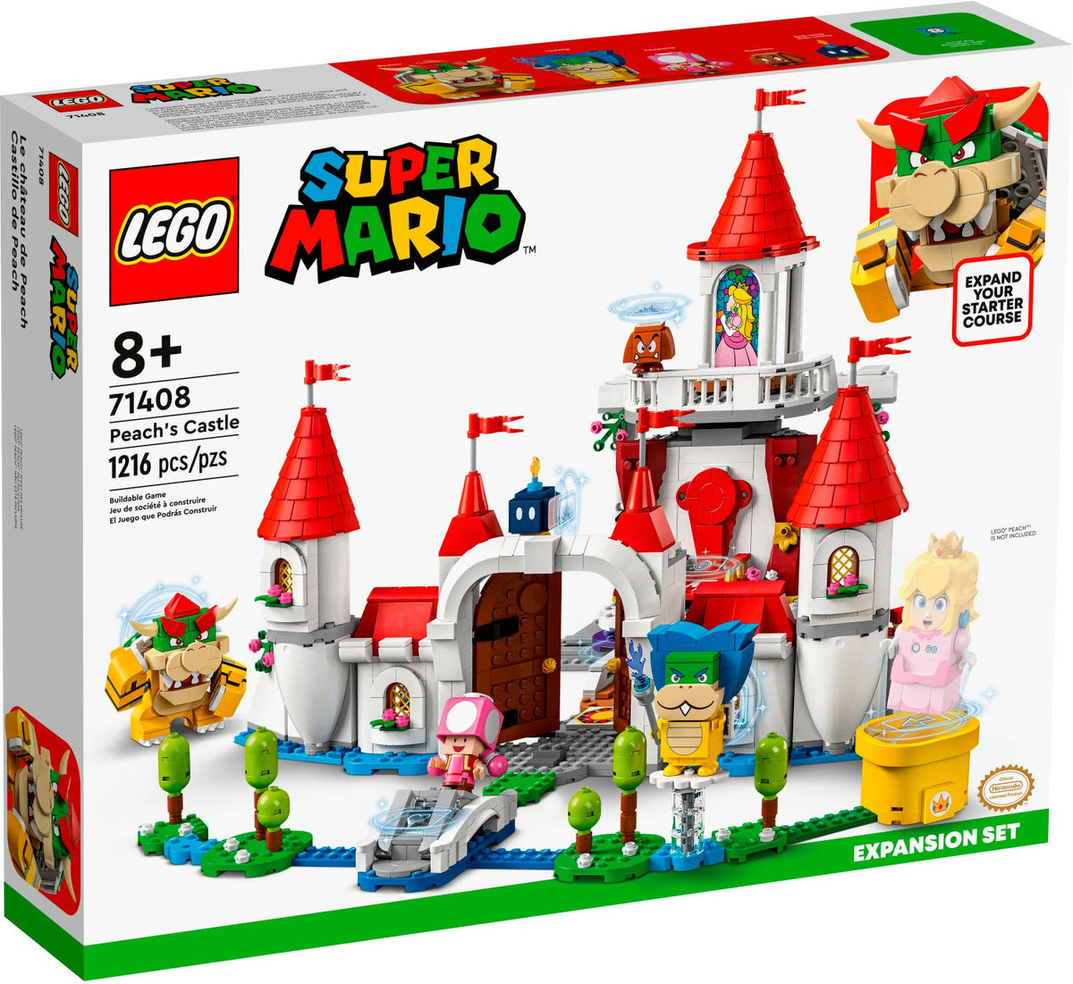 LEGO Super Mario Peach’s Castle Expansion Set 71408