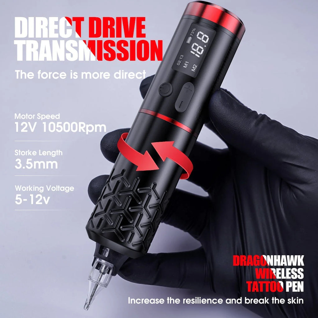 Hydraulic Pen Tattage Machine Dragonhawk Armor Pro