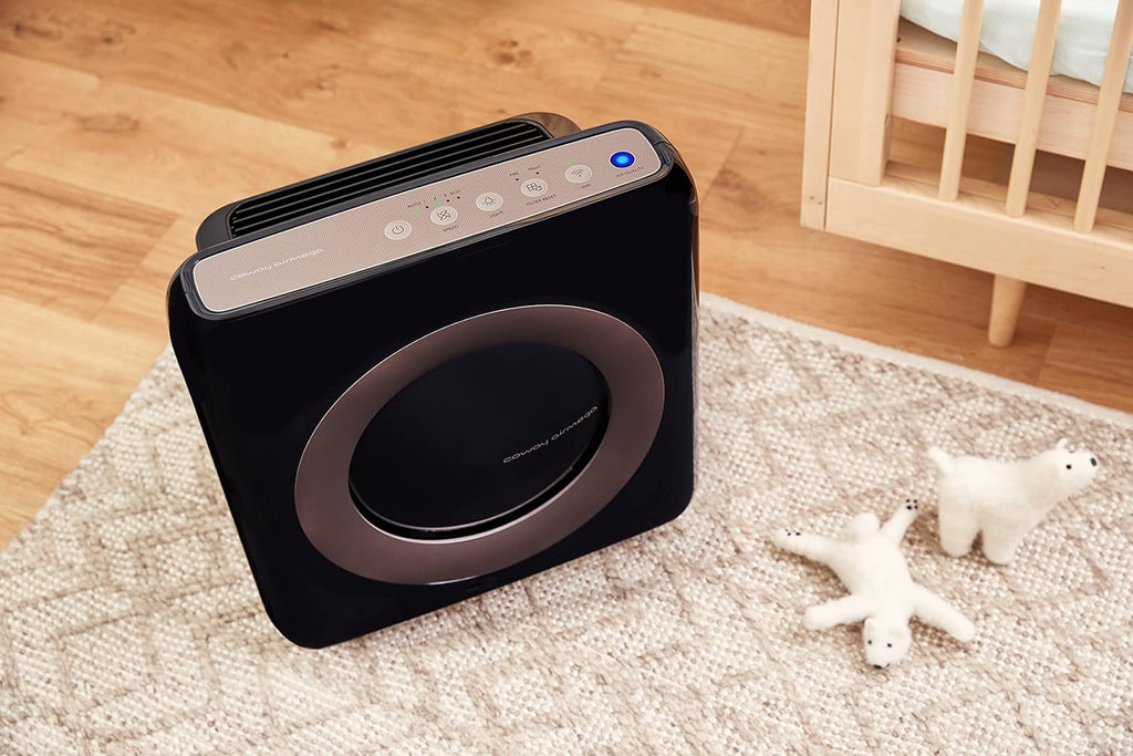 True HAPA Purifier with Air Quality Monitoring, Automatic Mode, Timer, Eco Filter and Mode Indicator, 16.8 x 18.3 x 9.7 inches, White
