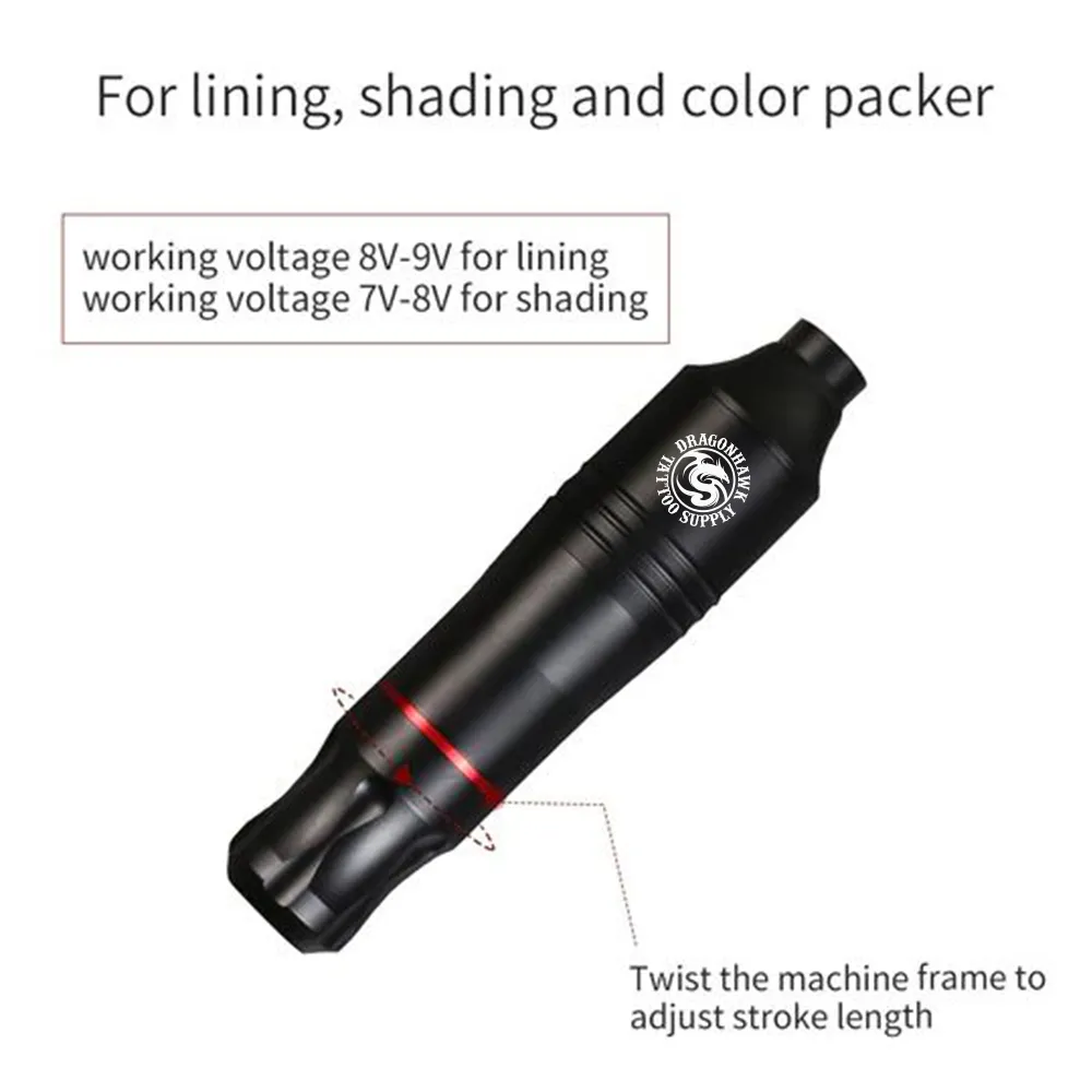 Dragonhawk Rotary Tattage Machine Initial Package