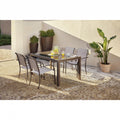 Set Málaga Extensible Table Extensible + 4 Chairs