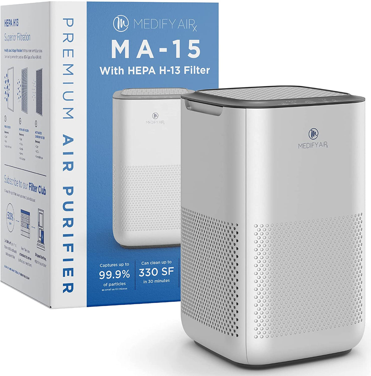 Measuring Air Purifier MA-15 with True HAPA Filter H13