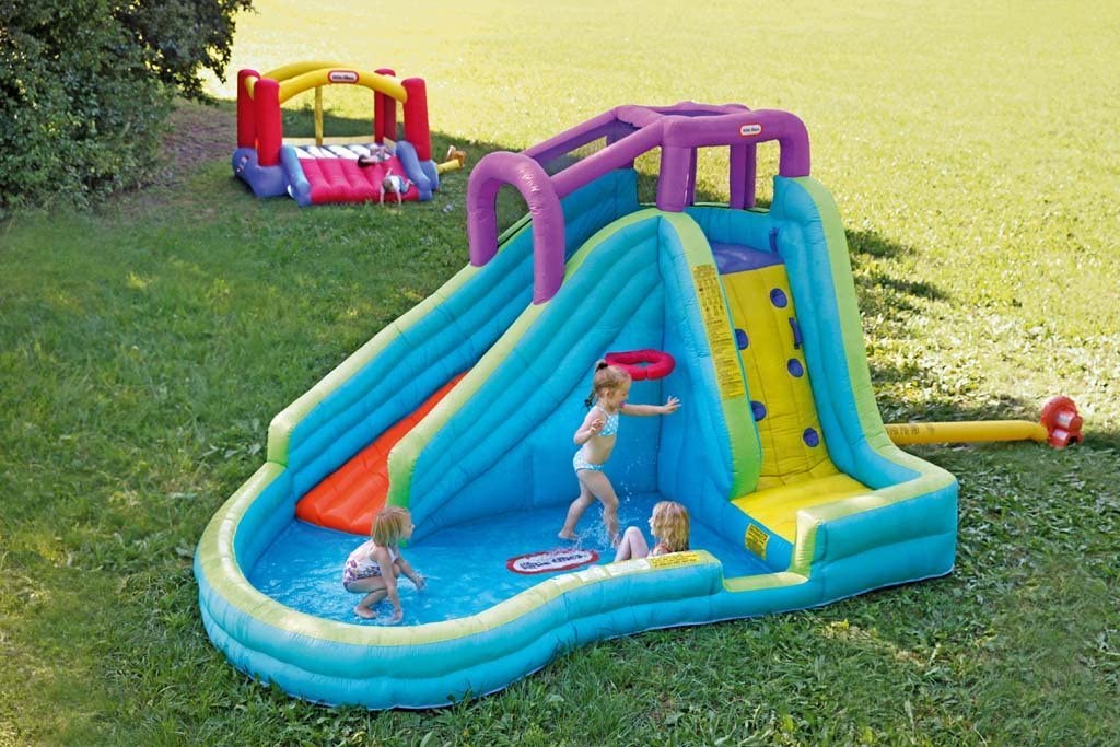 Little Tikes Slam'n Curve Slide, Multicolor