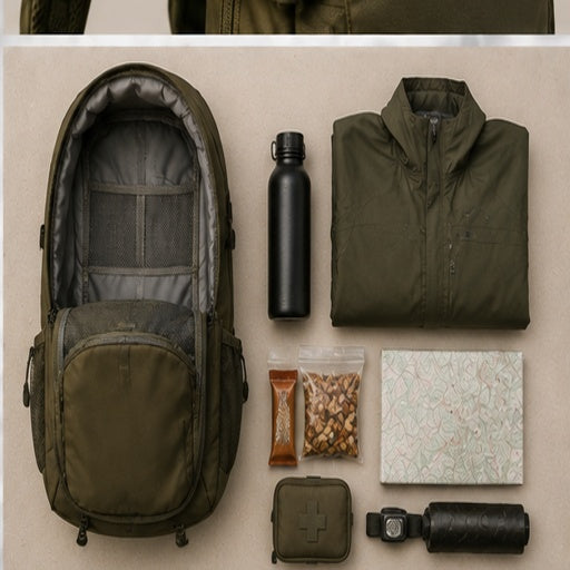 Evermonta Compact Hiking Gear Pack