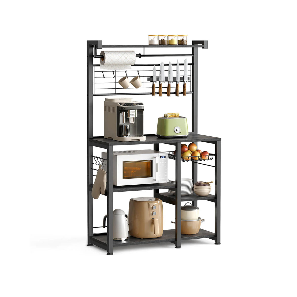 Stairway Kitchen Support for Bakery Wire Basket Paper Support