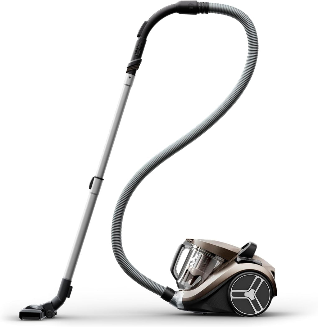 Rowenta Compact Power XXL Bag-free vacuum cleaner, 900W Energy-Efficient Motor, Advanced Cyclonic Filtration, 2.5L Large Extra Deposit, Compact, Classic Kit, RO4B23 Model