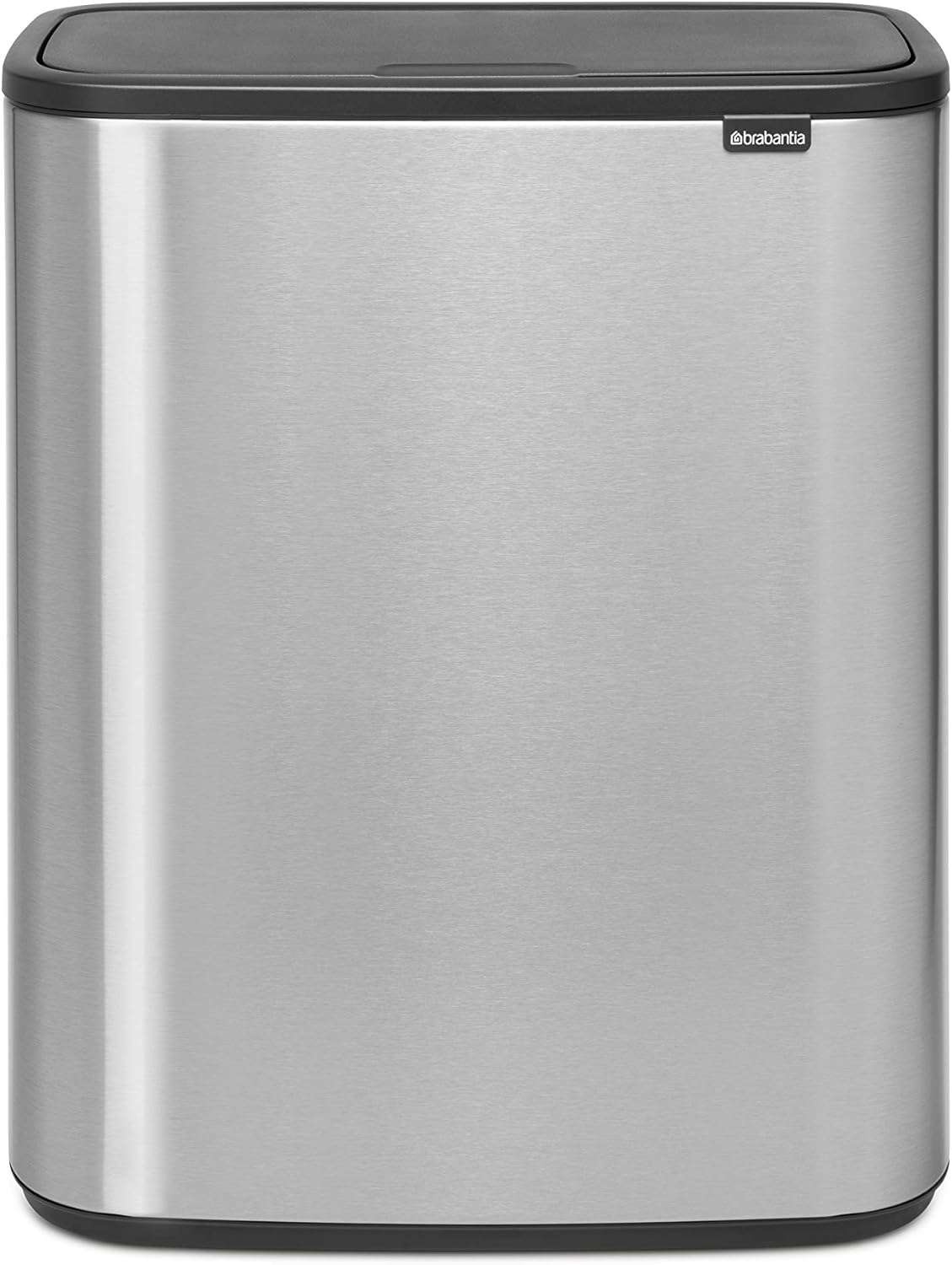 Brabantia Dustbin, Matte Steel, Anti-Fingerprint, 2 x 30 L
