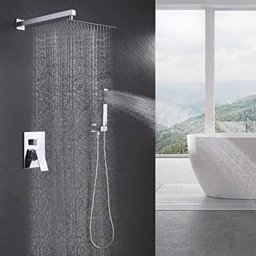 KES Shower System with 12-inch Rainhead Shower