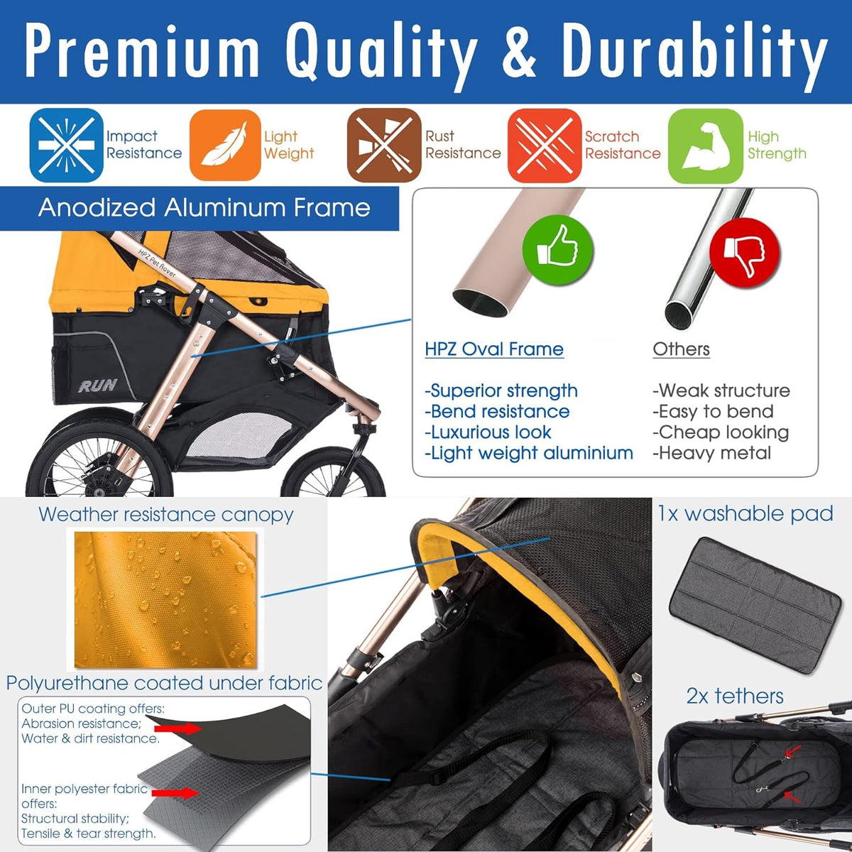 Sportive Car to Run with Confort Rubber Wheels / Quick Pledge with One Hand / Aluminium Structure for Dogs, Cats and Small or Medium Pets (Green Camouflage)