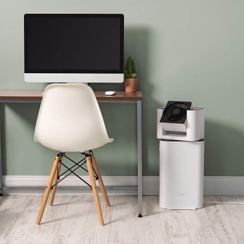 IRIS USA, Inc. DHM-DDC50 Dehumidifier with Circulator Fan, White