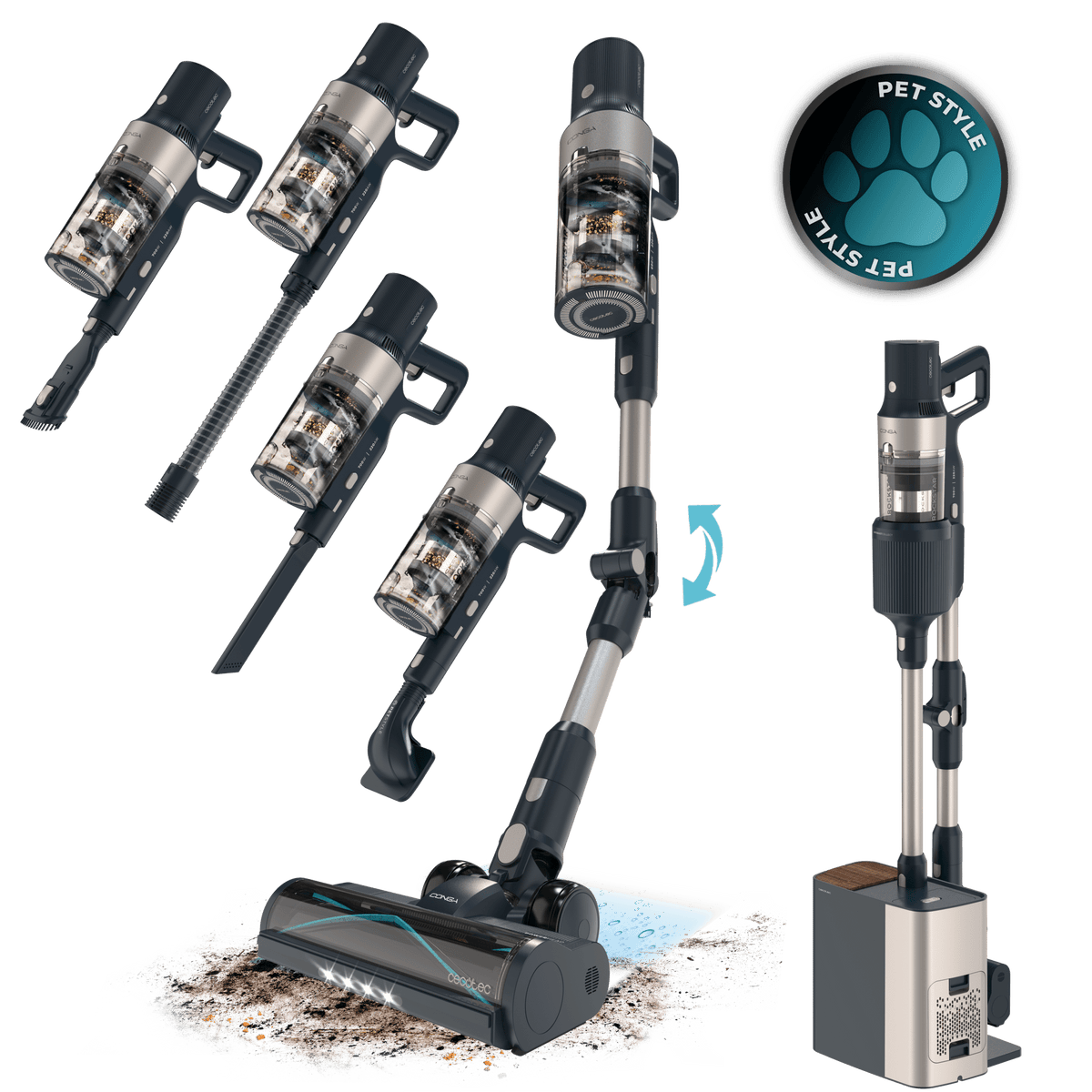 Conga Rockstar 5500 Hurricane Station Pet Flex
