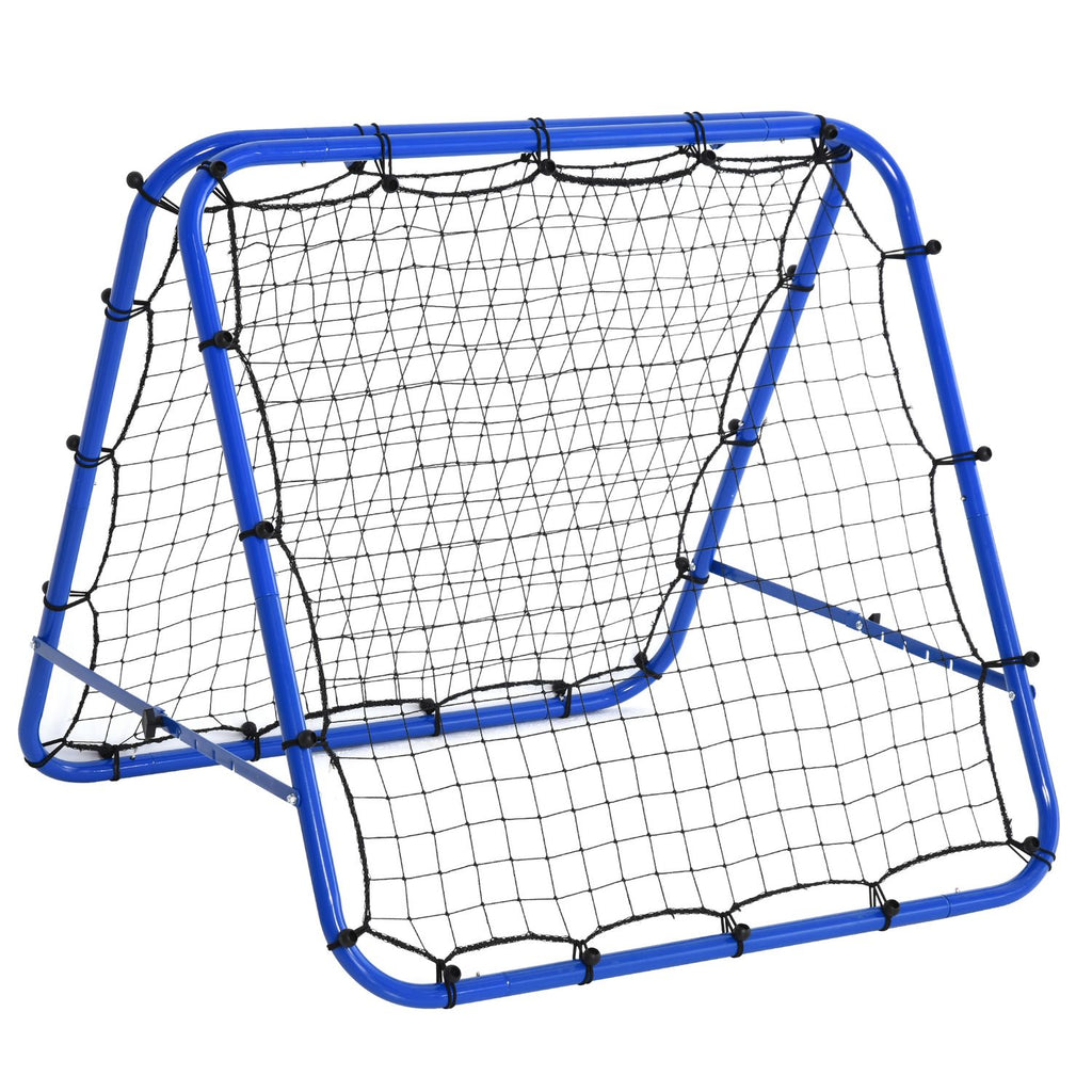 Plegable and Adjustable Rebound Network in Homcom angle 100x95x90 Cm Blue
