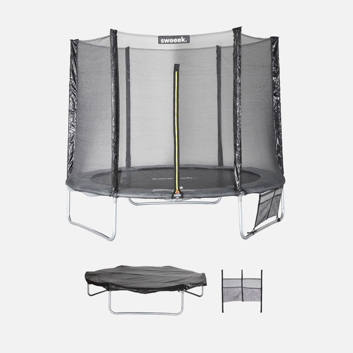 Elastic Bed With Pack Accessories, 250cm, Grey