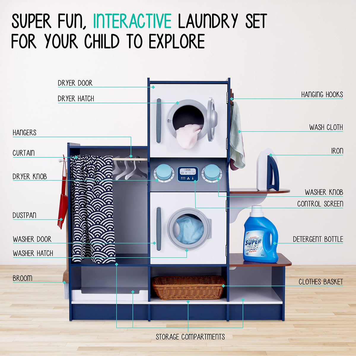 Lil 'Jumbl Laundry Game Realist for Children
