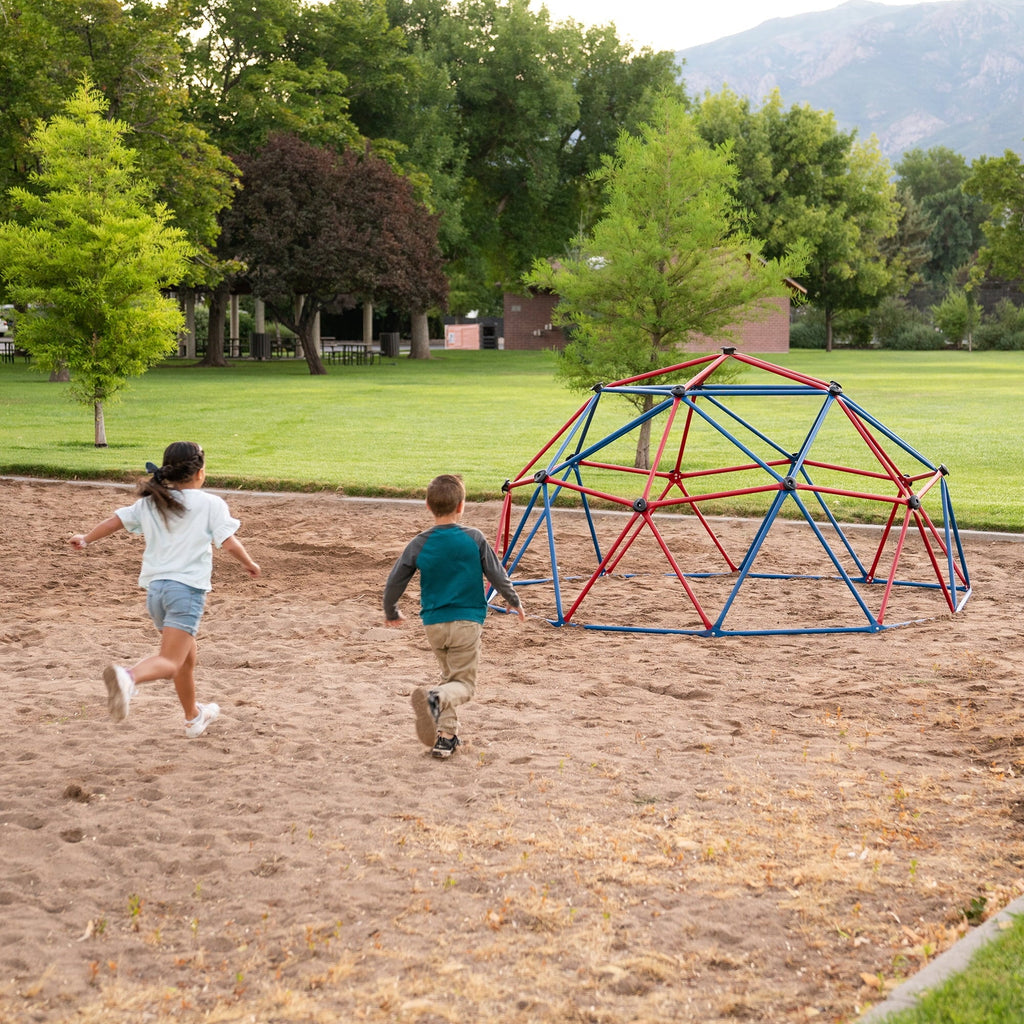 Lifetime Dome for Children's Free Air Scaling, 5 feet High x 10 feet wide, red and blue (101301)