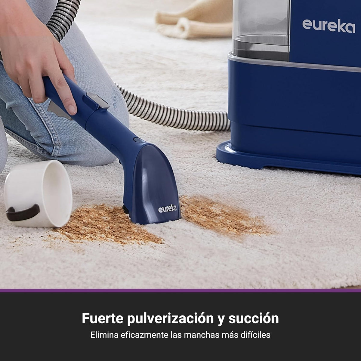Eureka NEY100 vacuum cleaner for carpet and upholstery - 124; Multisurface cleaner with 1.5L tank