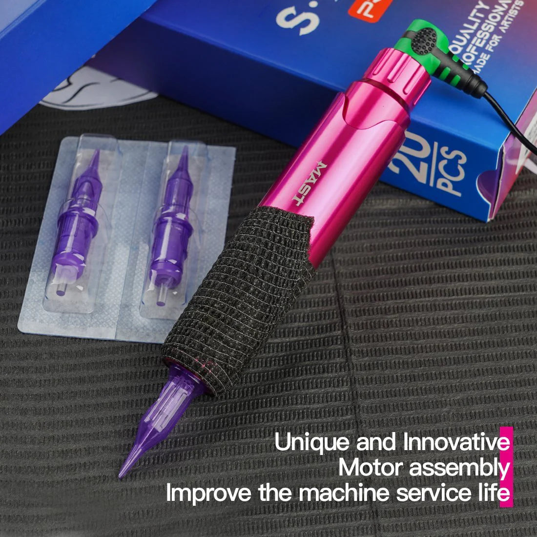 Mast P10 Tat Machine Kit with Halo Power Source - SMP