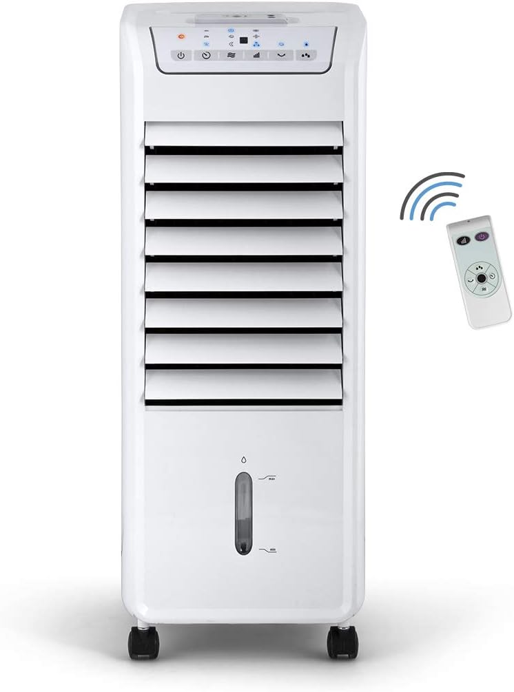 Air 46 Evaporative Orbegozo 3 in 1 Air Conditioning, 3 Velocities, Timer, Cold accumulators, 6 L tank, Remoto control, Silent, 55 W, Plastic / Metal