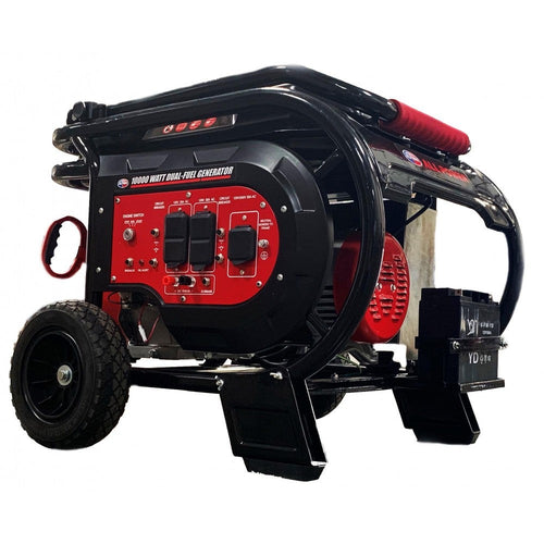 10,000-watt All Power portable generator and dual fuel, G10000EGL model, for petrol and propane