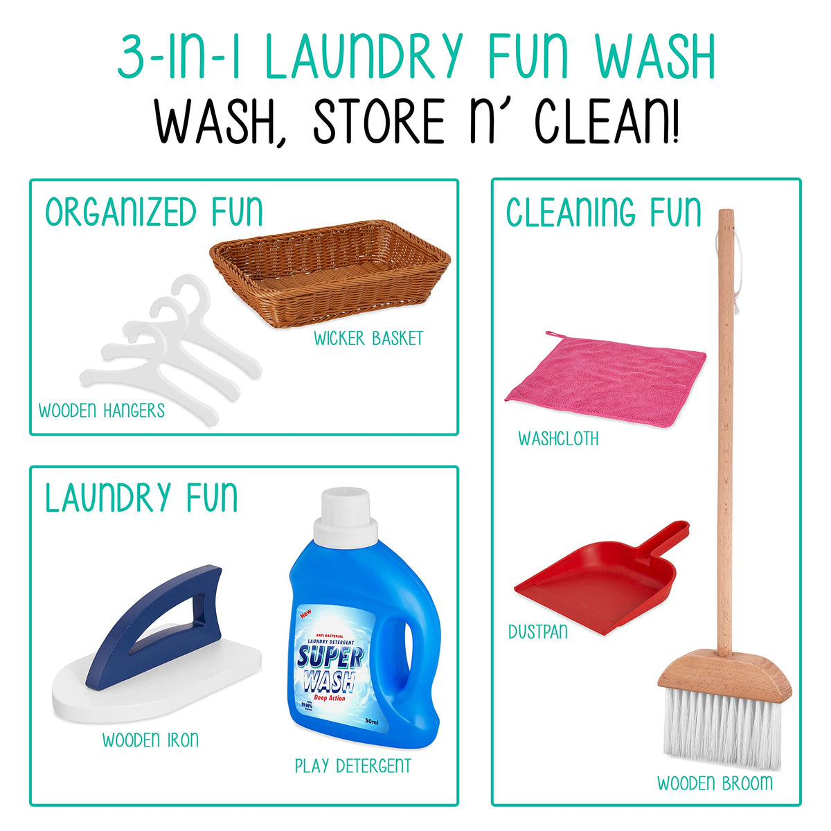 Lil 'Jumbl Laundry Game Realist for Children