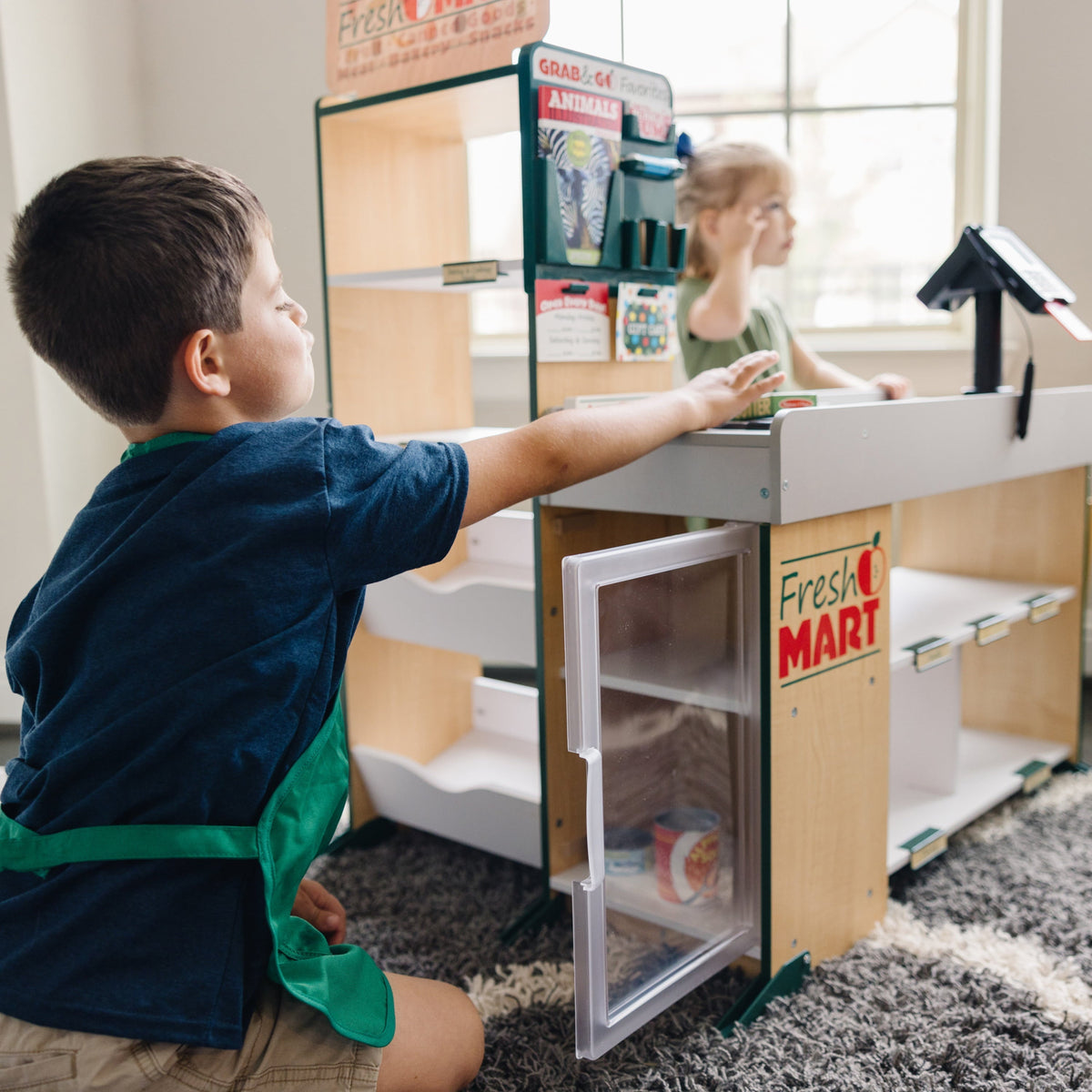 Melissa & Doug Comestible Store Fresh Mart Independent Wood