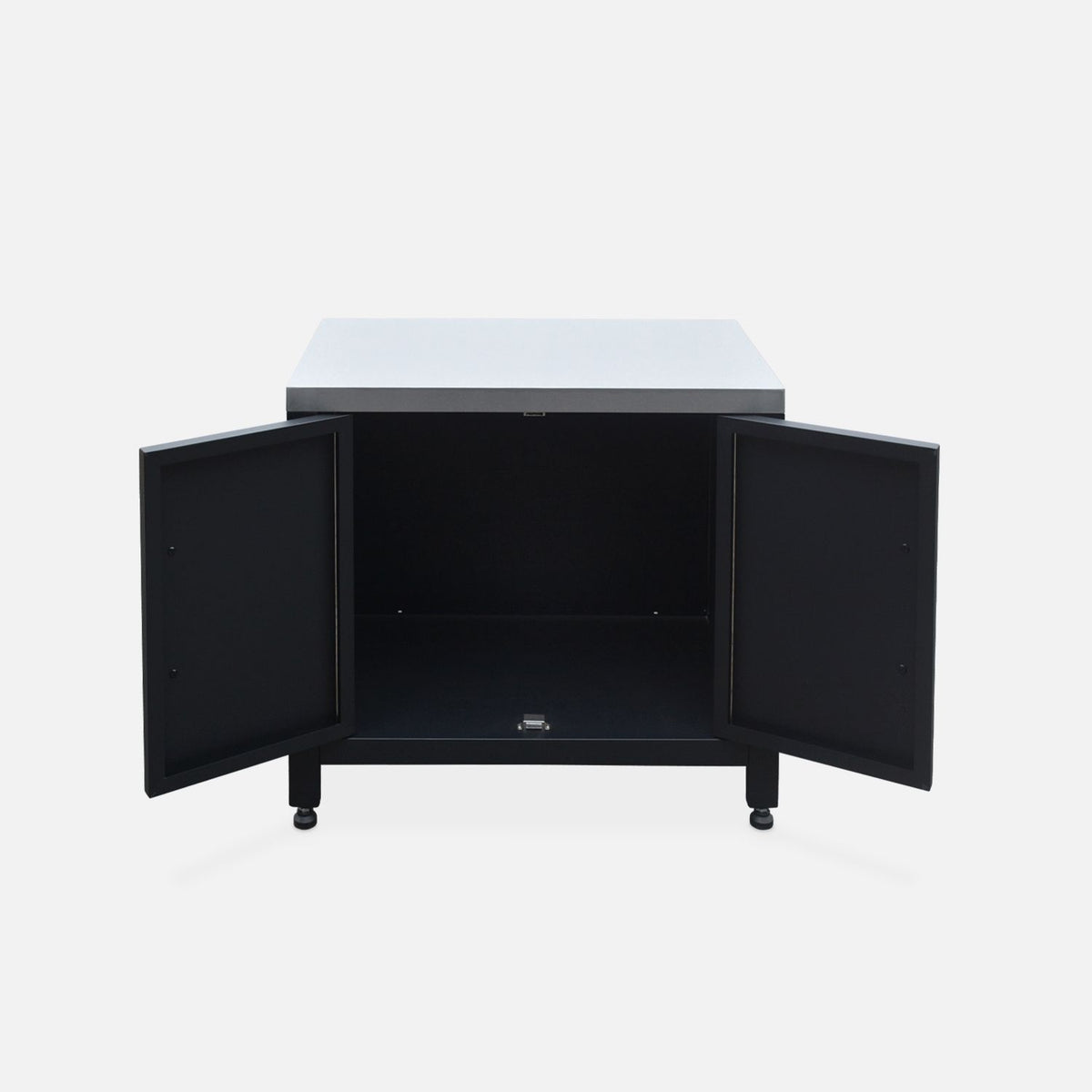 Outdoor Kitchen of Steel, 80cm, Black