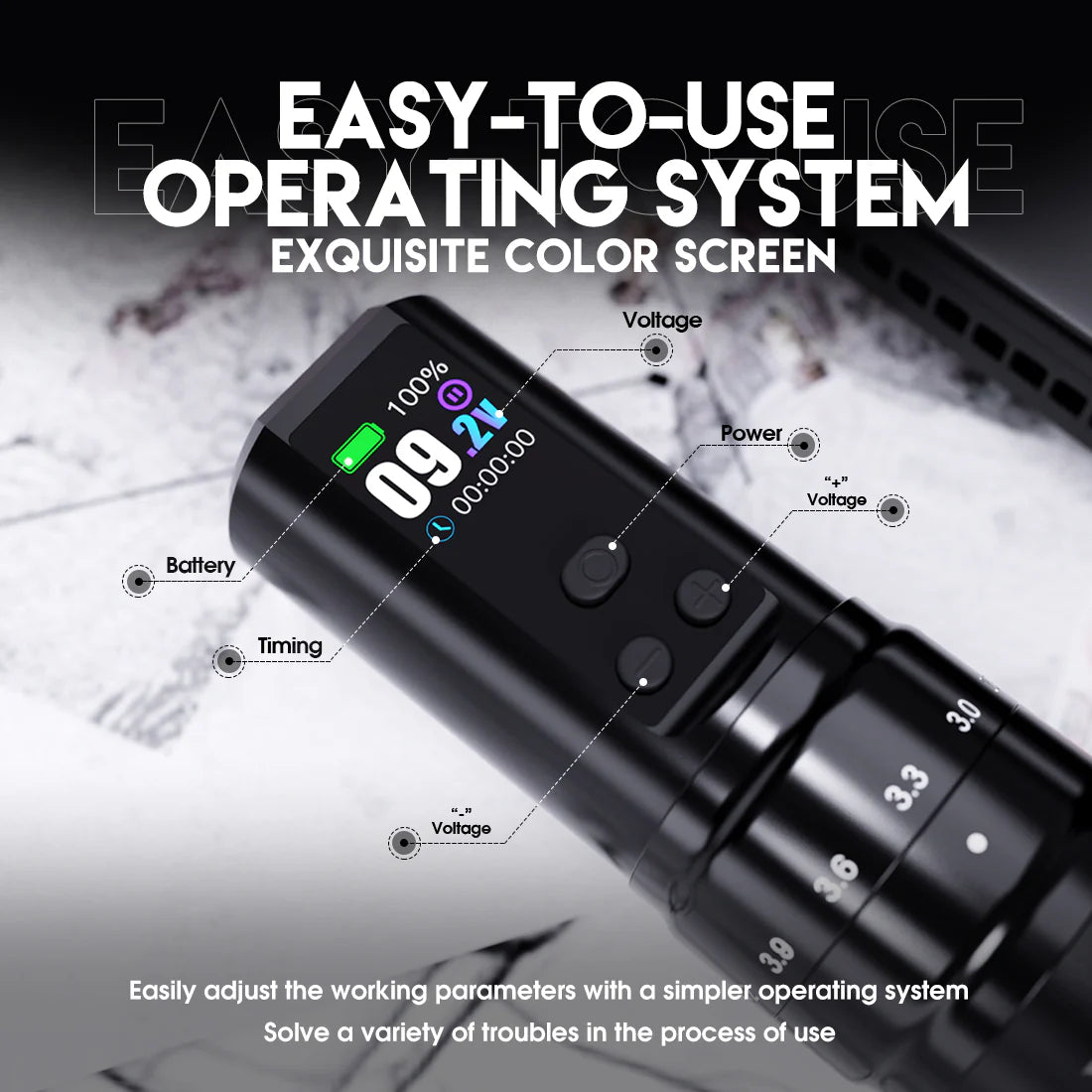 (Battery) Dedicated battery for the Mast Tattoo Fold2 Pro Wireless Tatuar Machine