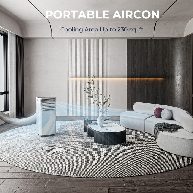 Portable Air Conditioning 3 in 1 of 8000 BTU with Dehumidifier and Fan Mode