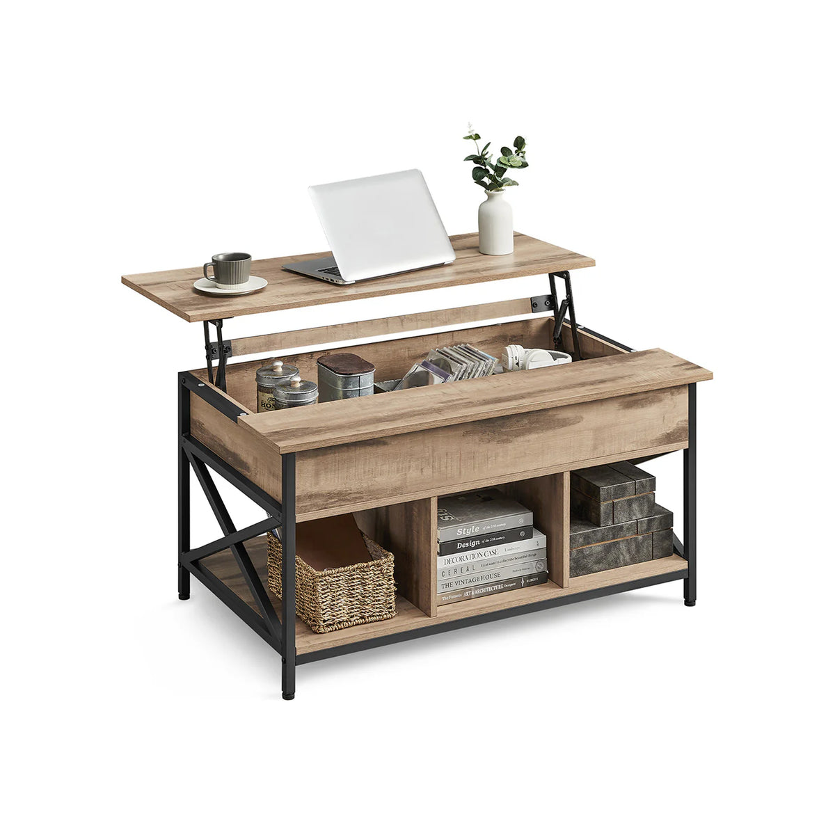 Coffee table with Elevable Tablet