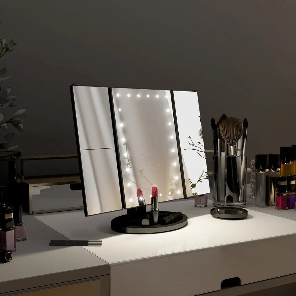 Light Make-up Mirror - Smart Touch Mirror with Lights and 10X Increase