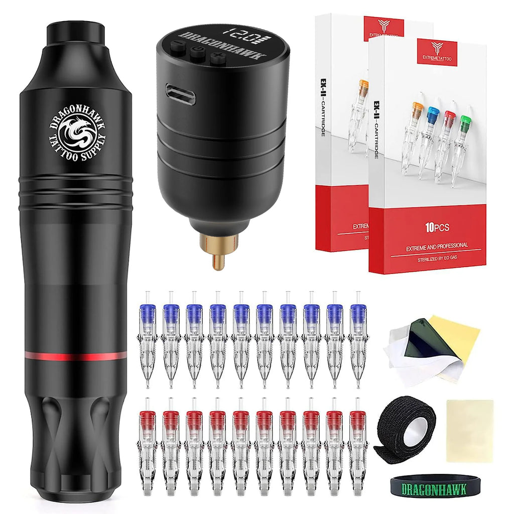 Dragonhawk Rotary Tattage Machine Initial Package
