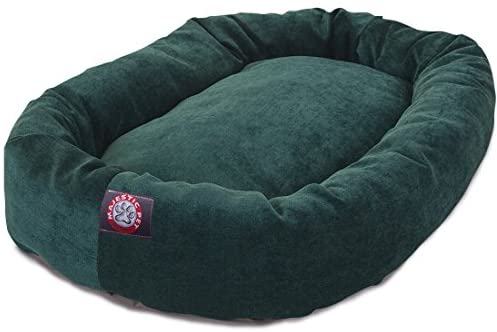 Majestic Pet Villa Bed for Bagel Dogs - 124; Donut-shaped Calming Bed, Multiple Tongs and Colors