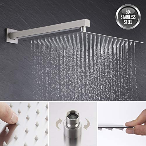 KES Shower System with 12-inch Rainhead Shower