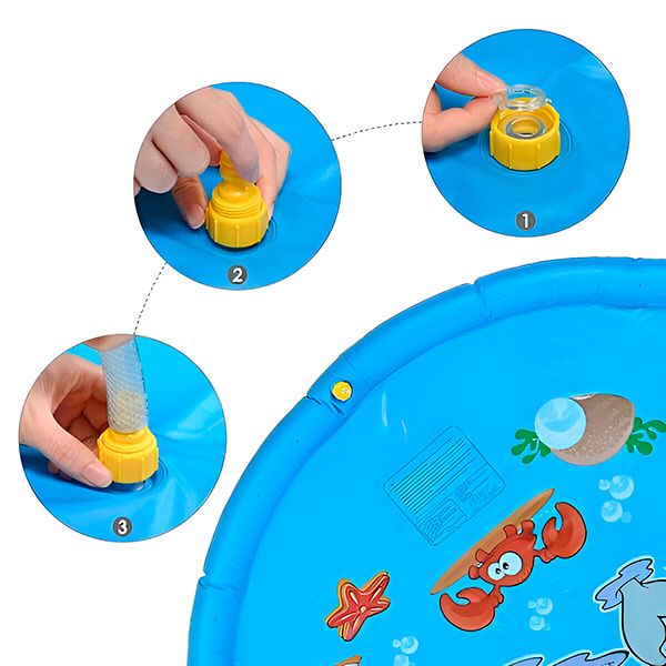 Surface with water source SplashyFun for Children