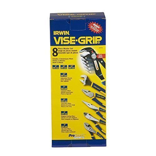 IRWIN VISE-GRIP GrooveLock pliers set, 8 pieces (2078712)
