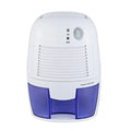 Meterk Mini Silent Dehumidifier for 100 square feet with 250 ml / day dehumidification capacity and 500 ml Water Tank - Plug-in Peltier type for RV, Caravan, Reptiles, Wardrobes, Camper, Plants, Bathroom