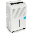30-pint Energy Star-certified Ivation dehumidifier - includes programmable humidistate, hose connector, automatic switch off / restart, timer, wheels and air-washable filter.
