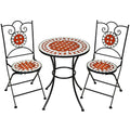 Table Set Ø 60cm + 2 Mosaic Chairs